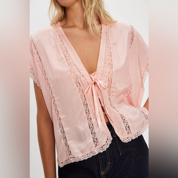 Free People Tops - Free people Marigold Shine Lace Top